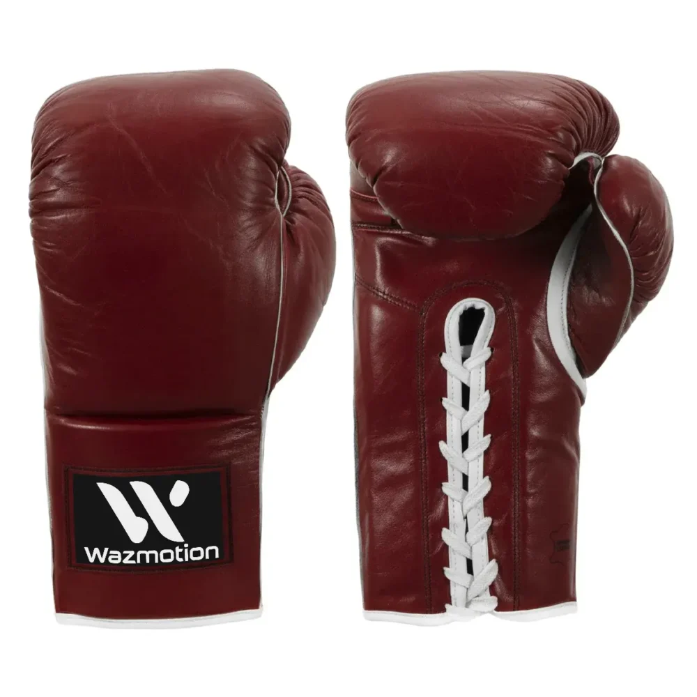 Customized Lace-Up Boxing Gloves