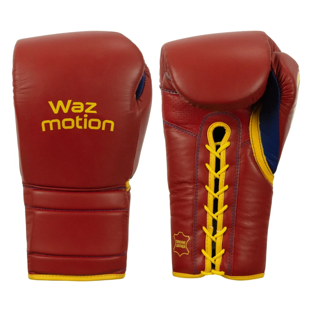 Customized Lace-Up Boxing Gloves