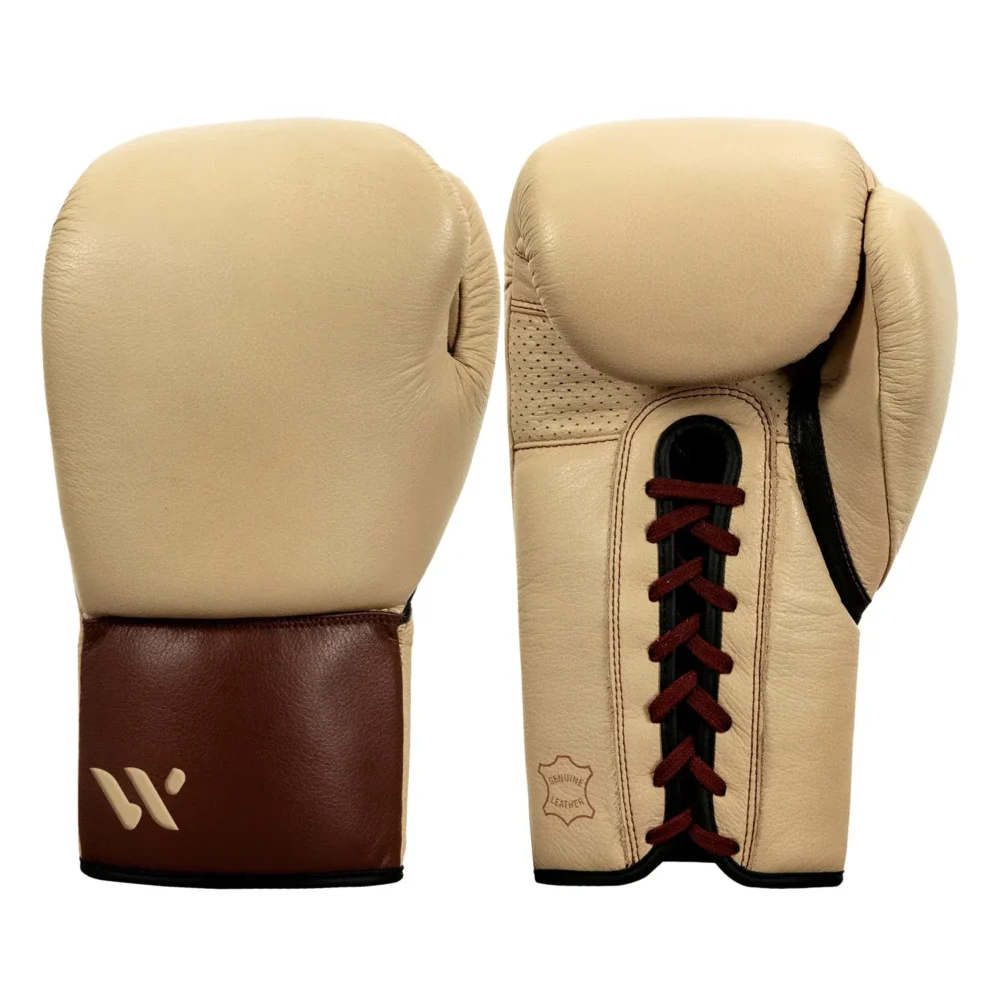 Customized Lace-Up Boxing Gloves