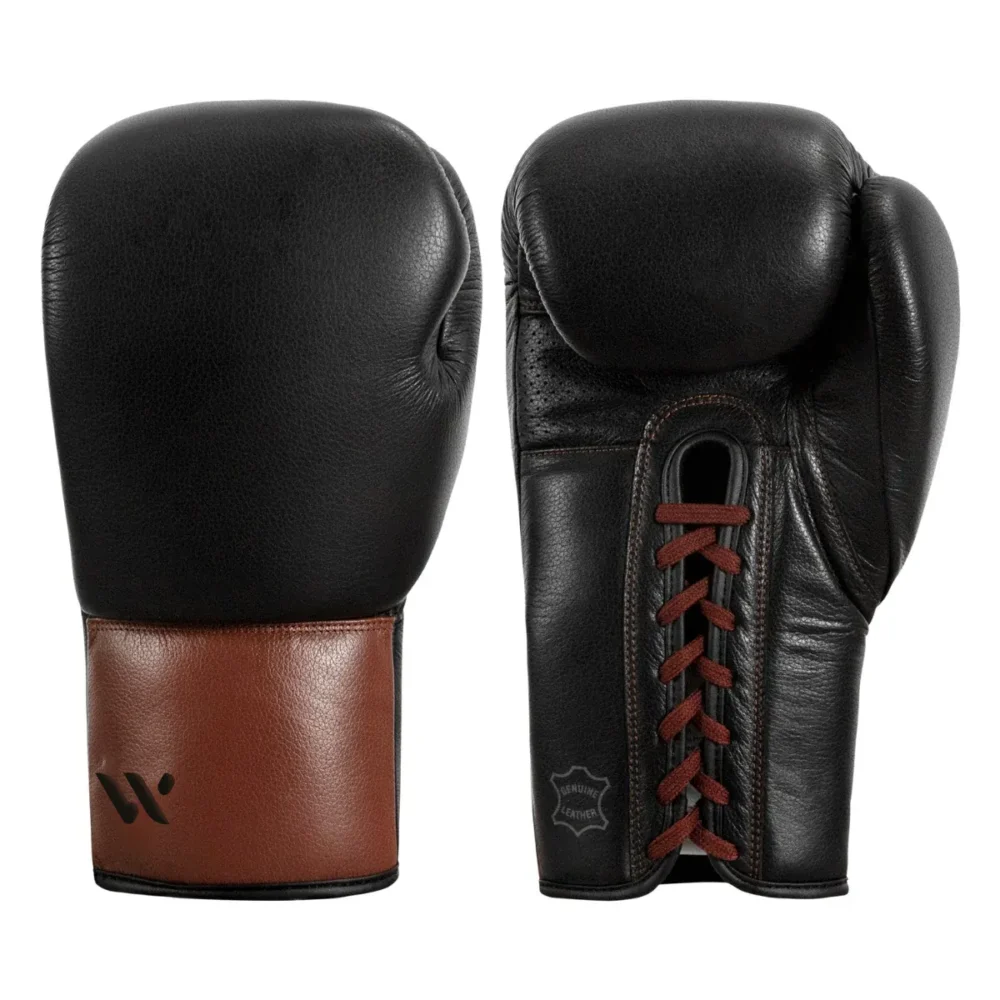 Customized Lace-Up Boxing Gloves